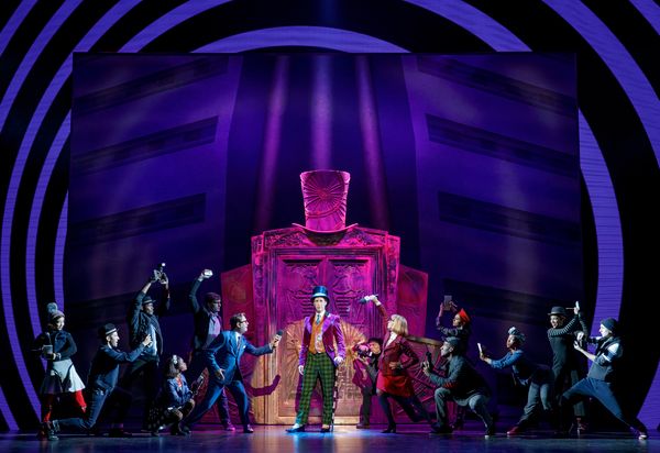Noah Weisberg as Willy Wonka and Company Photo
