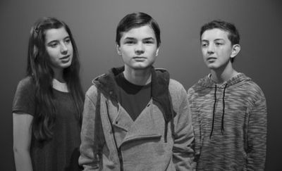 Isabella Wilson, Calin Eastes, and Cooper Warner, photograph by Jason Johnson-Spinos Photo