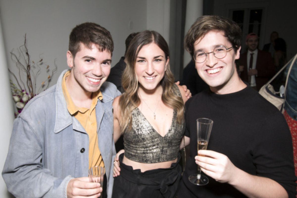 Noah Galvin, Lindsay Lavin and Michael Kushner at 