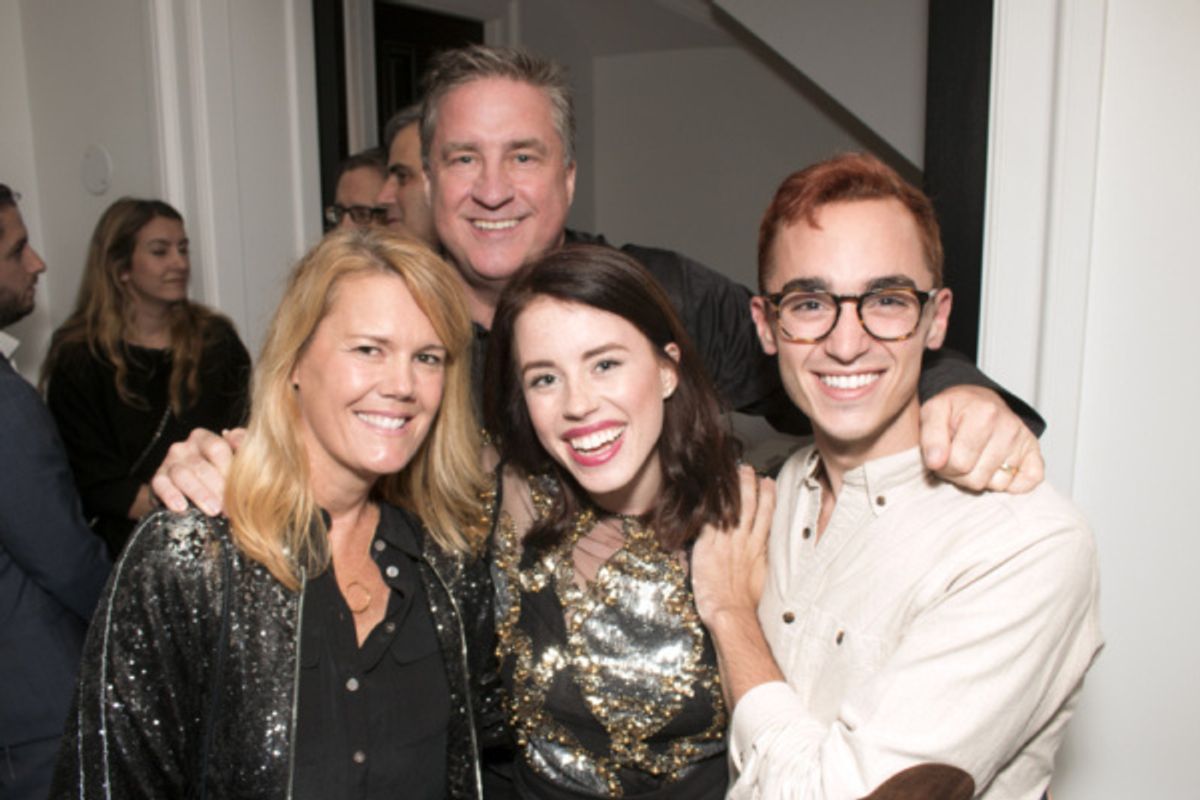 Allie Trimm and family at 