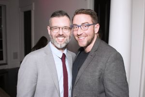 Joe Barros and Michael Enright @ BroadwayWorld Joe Barros and Michael Enright Photo