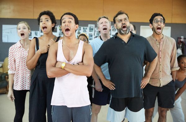 Photo Flash: In Rehearsal With WHITE TEETH At Kiln Theatre — photo 1 of 3