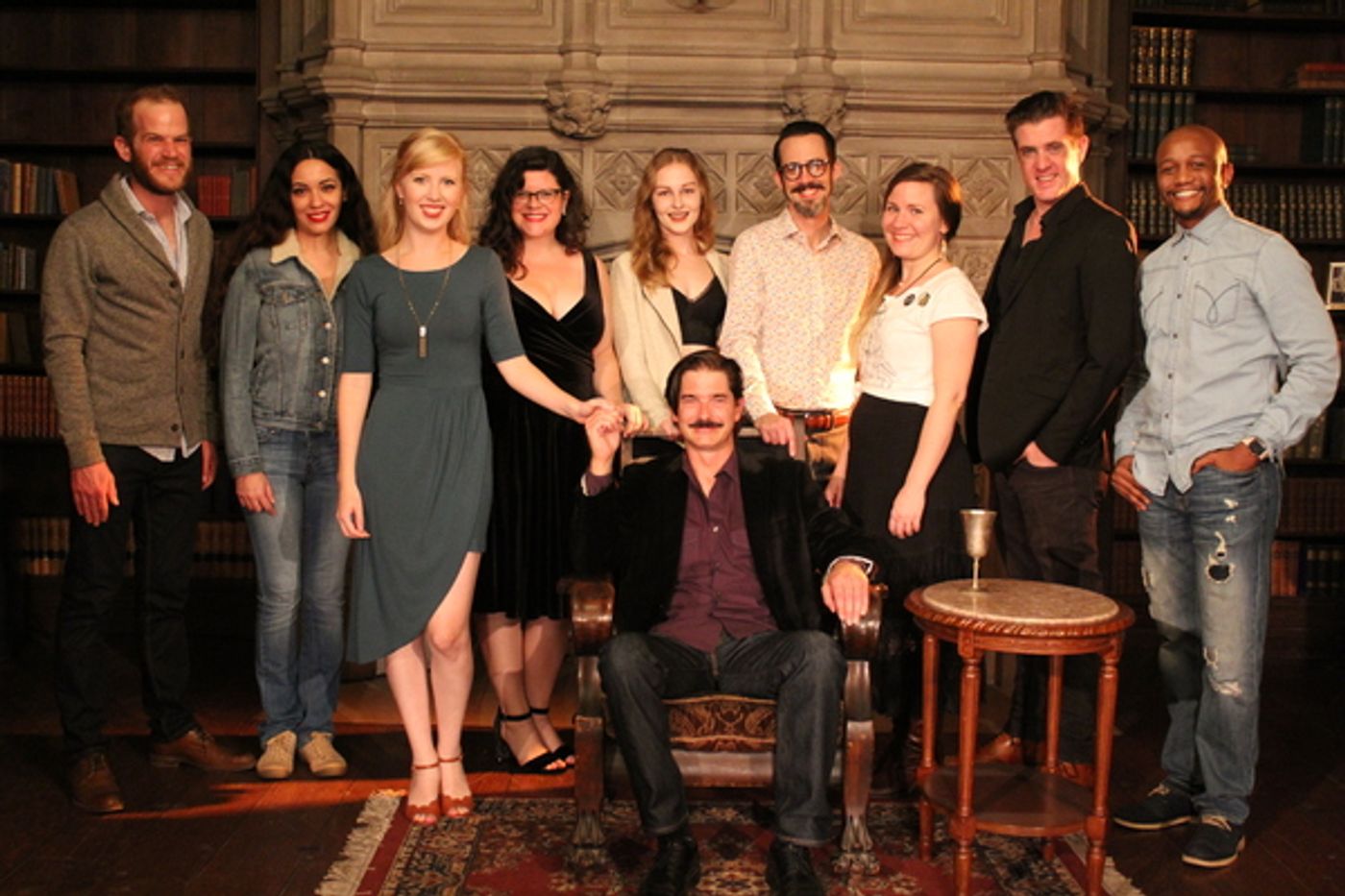 Photo Flash: THE MADNESS OF EDGAR ALLAN POE: A LOVE STORY Opening Night at First Folio Theatre  Image