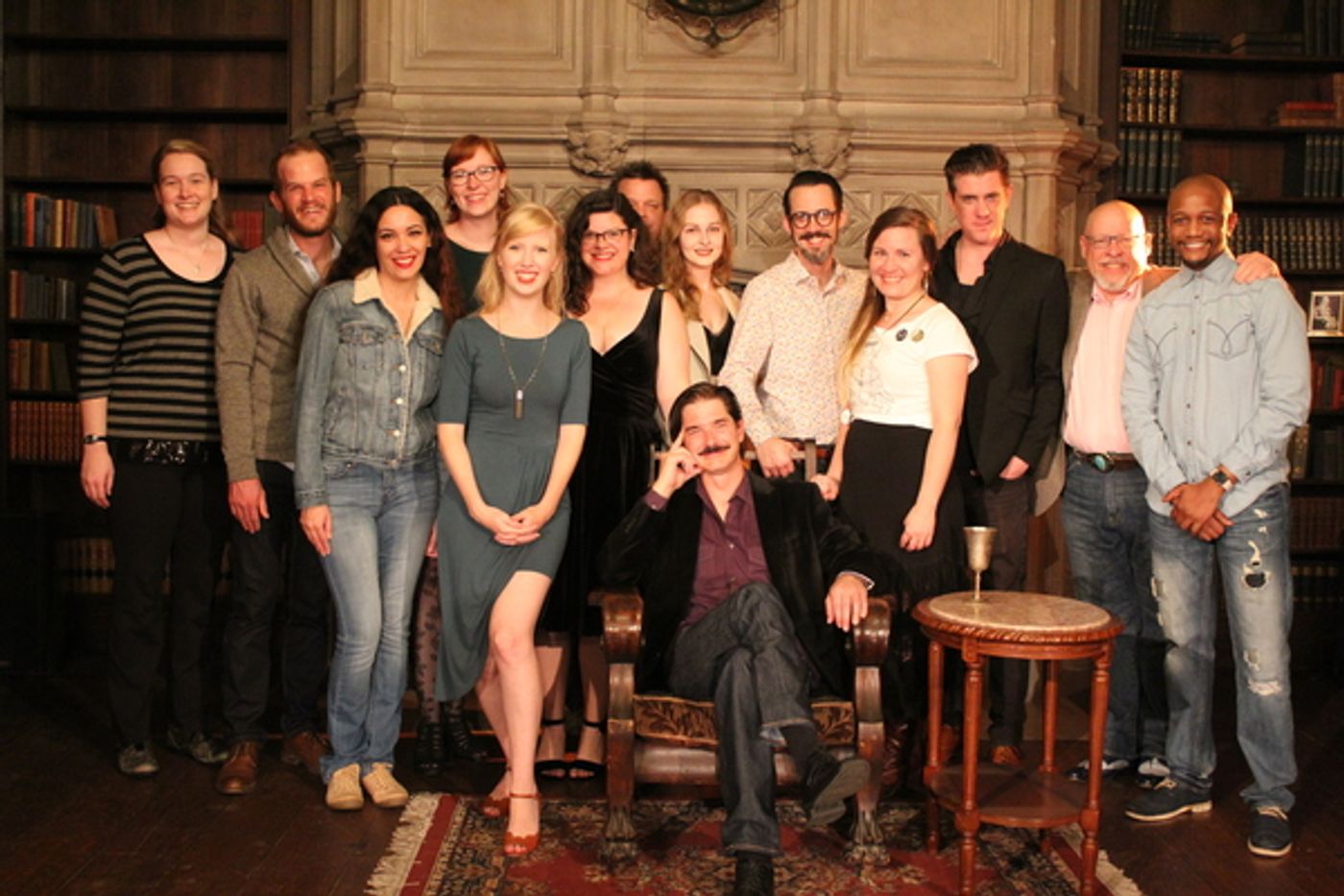 Photo Flash: THE MADNESS OF EDGAR ALLAN POE: A LOVE STORY Opening Night at First Folio Theatre  Image