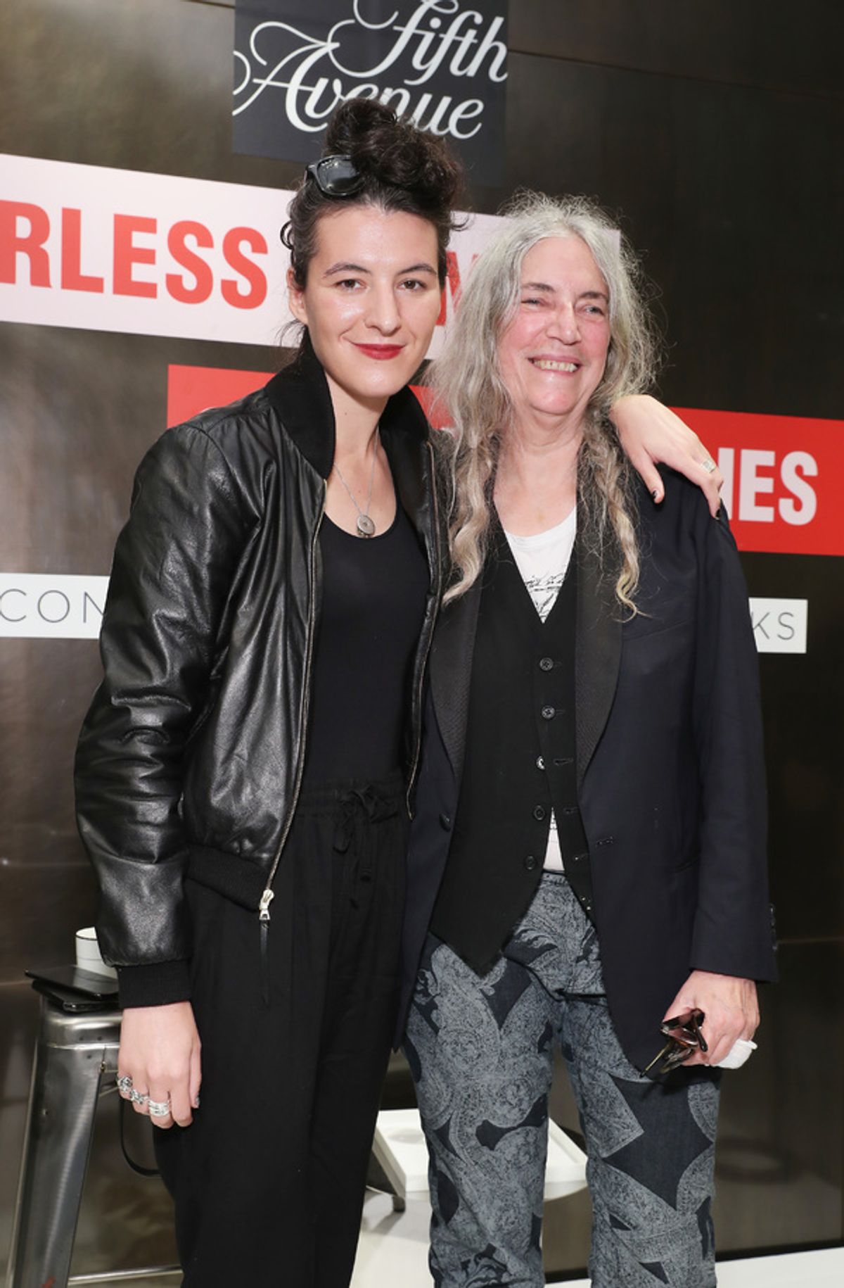 :  Jesse Paris Smith and Patti Smith  at 