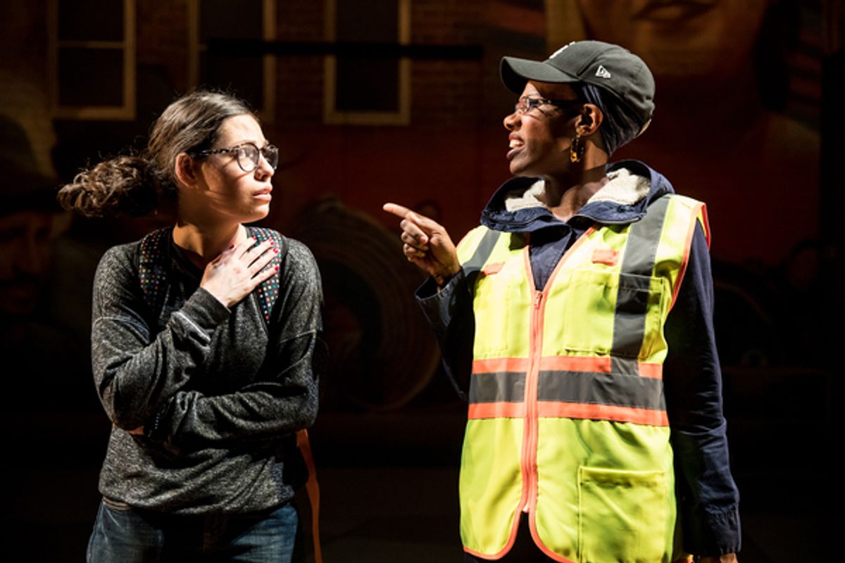Ayssette MuÃ±oz and Sha Cage at Inside Children's Theatre Company's I COME FROM ARIZONA