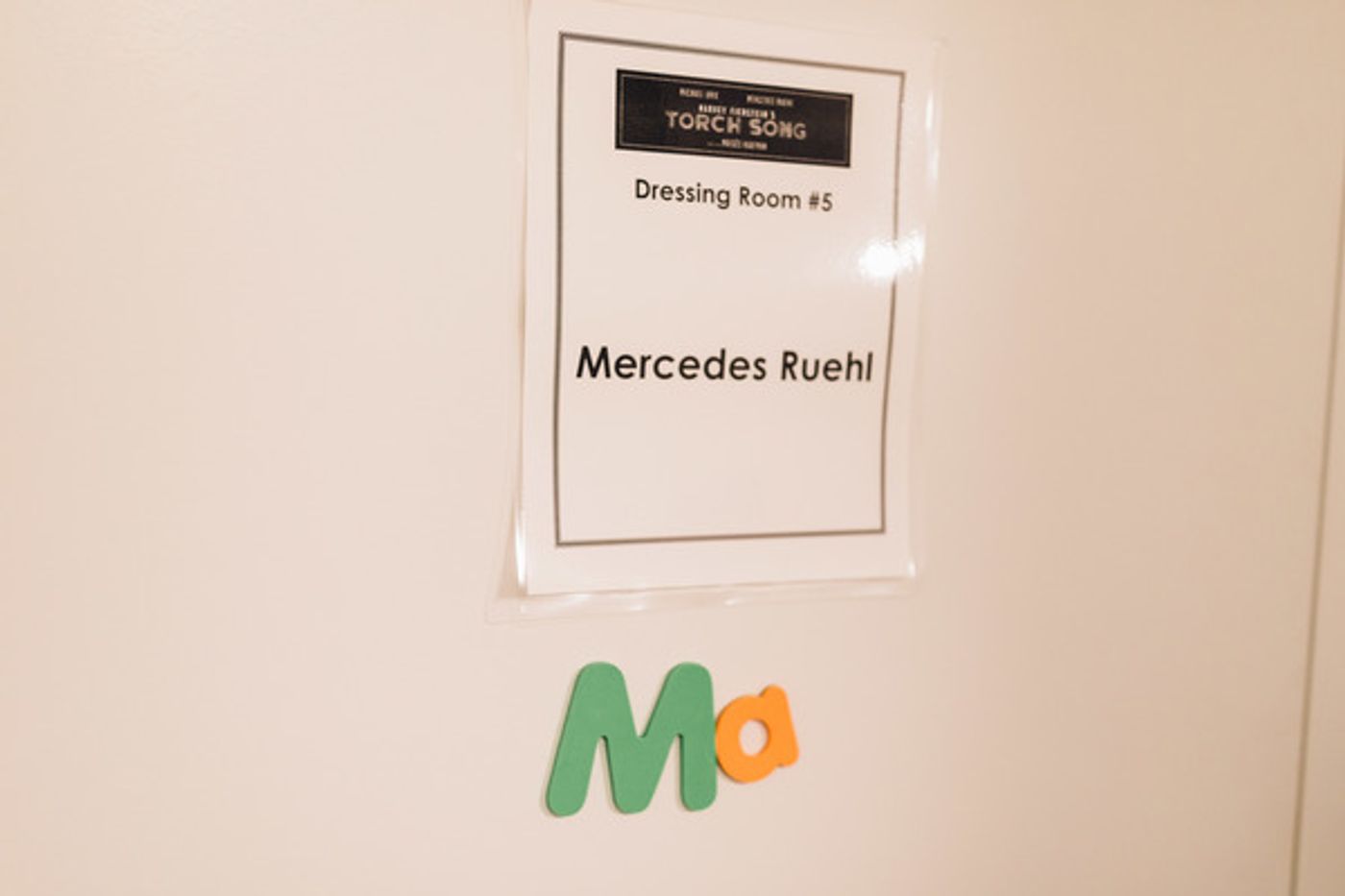 Photo Flash: Backstage at the First Preview of TORCH SONG on Broadway! Photo Flash: Backstage at the First Preview of TORCH SONG on Broadway! Image