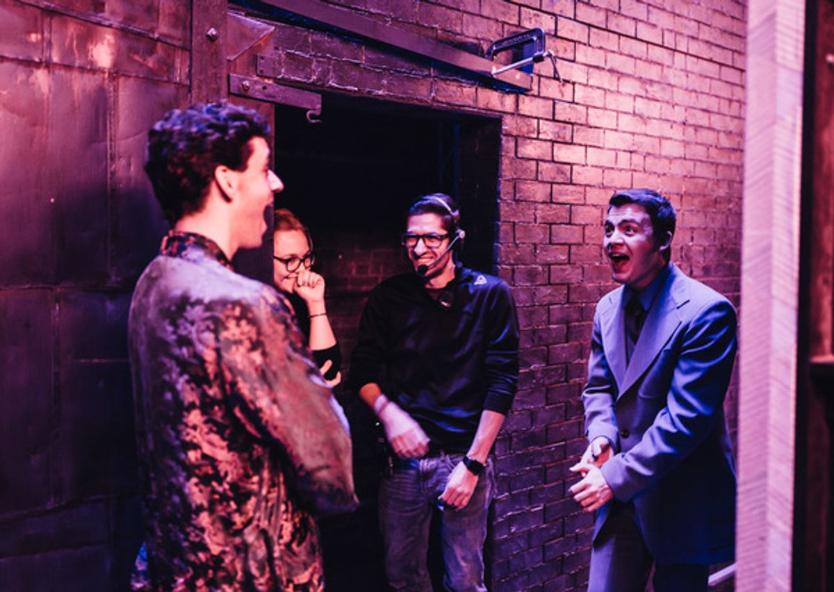 Michael Urie and cast at 