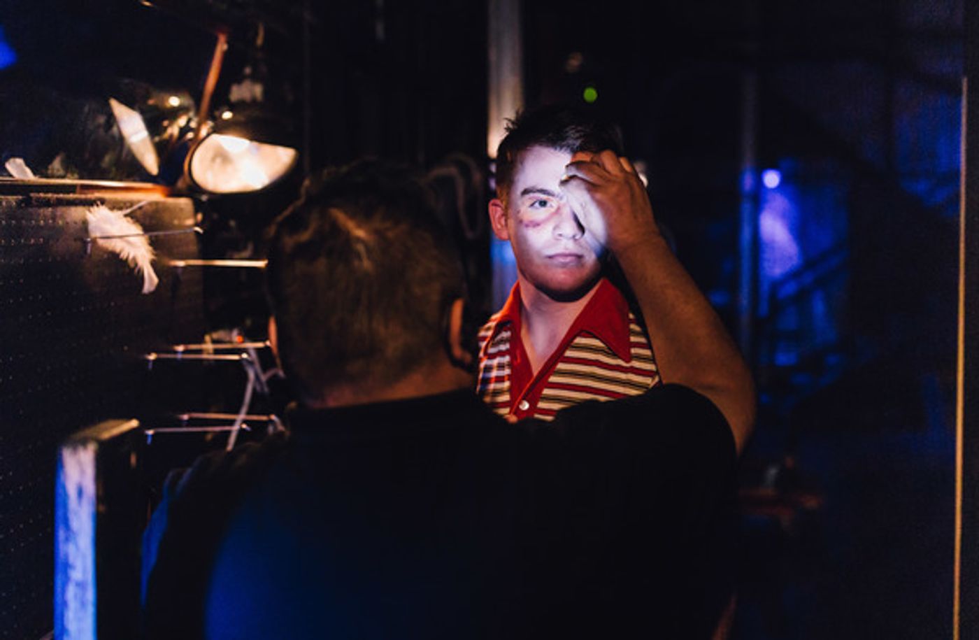 Photo Flash: Backstage at the First Preview of TORCH SONG on Broadway!  Image