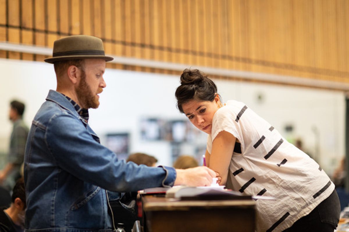 Liam Robinson, Rachel Chavkin at 