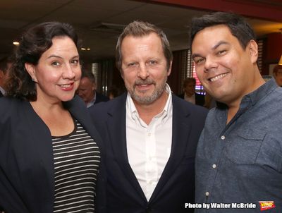 Kristen Anderson-Lopez, Rob Ashford and Robert Lopez with Rob Ashford Photo