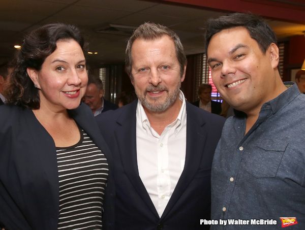Kristen Anderson-Lopez, Rob Ashford and Robert Lopez with Rob Ashford Photo