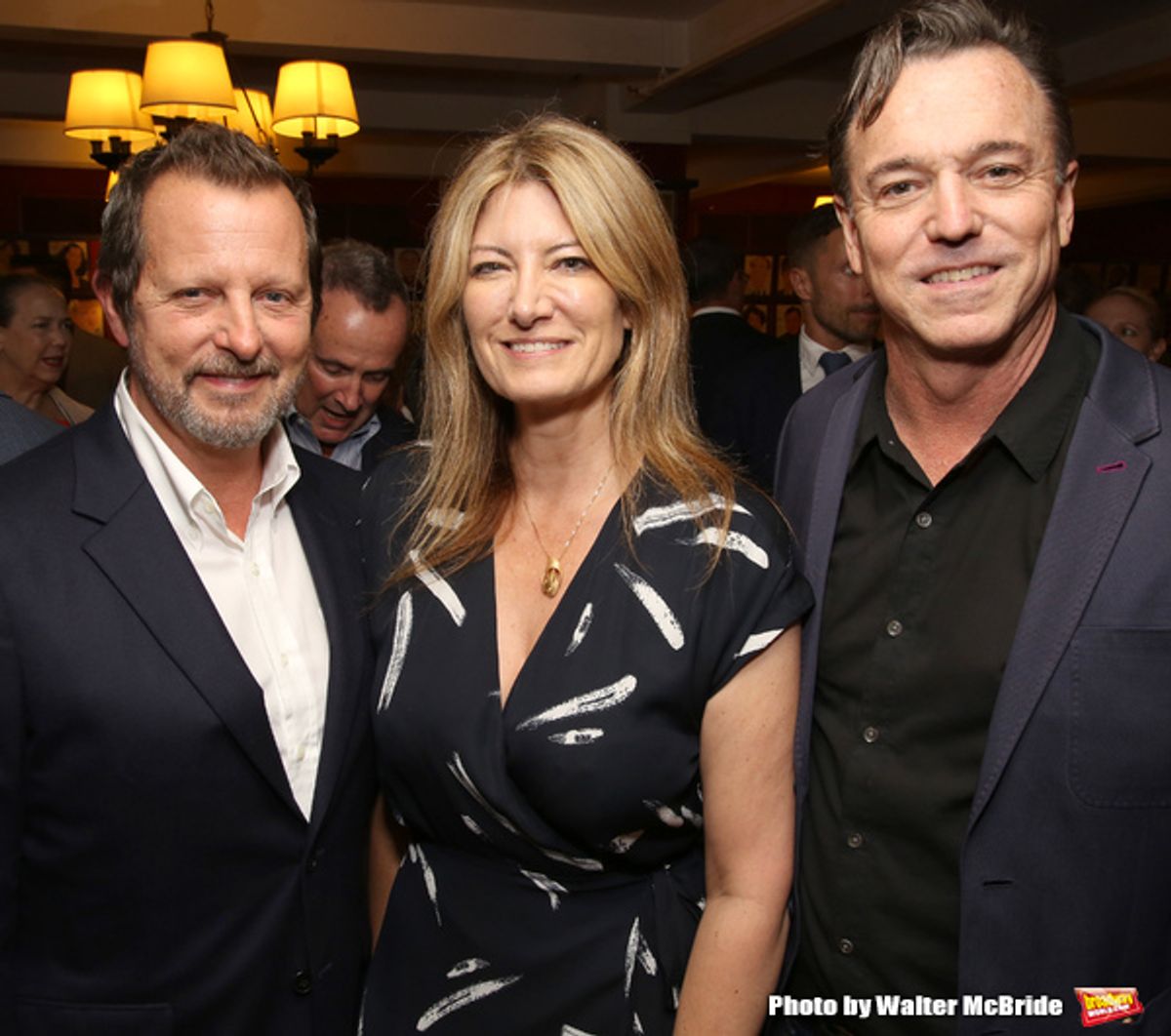 Rob Ashford, Lia Vollack and Derek McLane at 