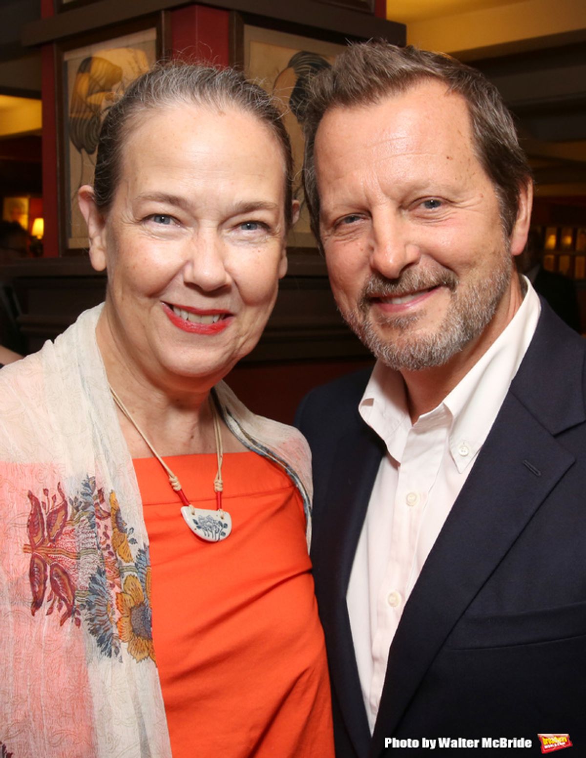 Harriet Harris and Rob Ashford during the Rob Ashford at 