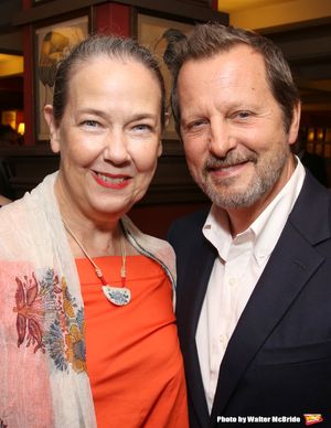 Harriet Harris and Rob Ashford during the Rob Ashford @ BroadwayWorld Harriet Harris and Rob Ashford during the Rob Ashford Photo