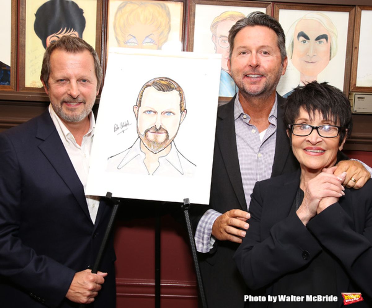 Rob Ashford with his husband and Chita Rivera  at 