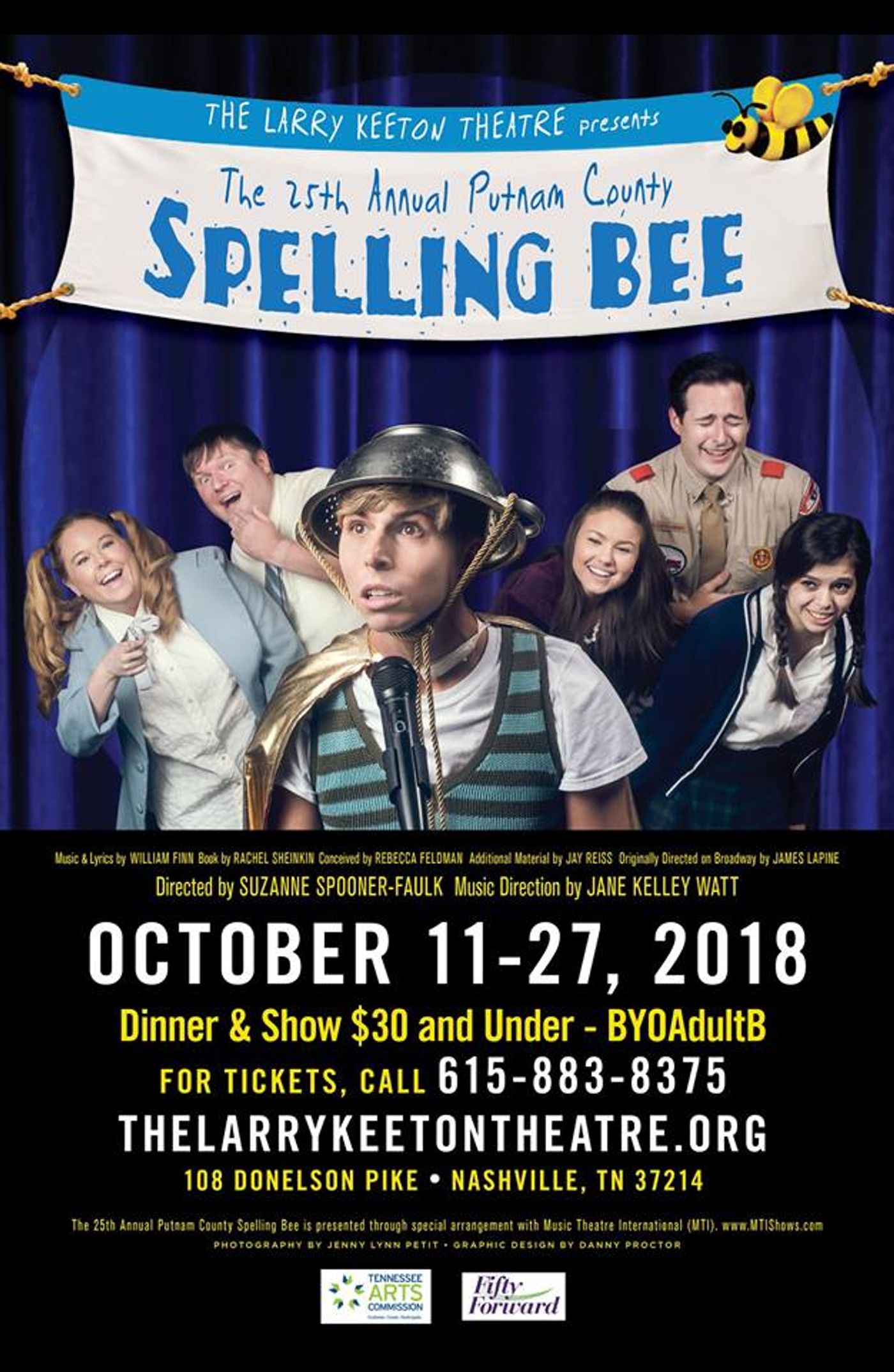 Thursday 5(+1): Jena Salb & Jason Scott from The Keeton's 25TH ANNUAL PUTNAM COUNTY SPELLING BEE  Image