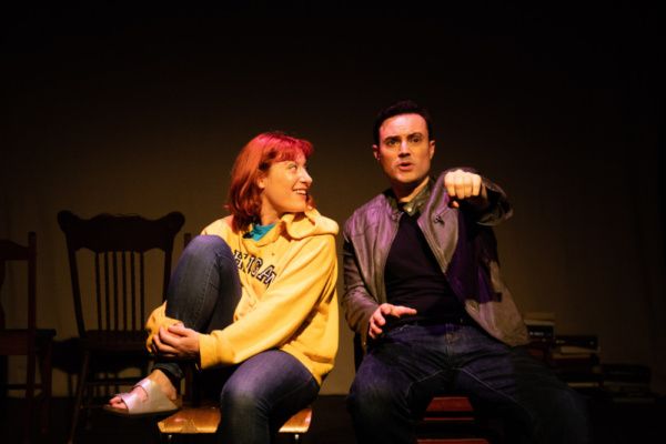 Tara (Sarah Elizabeth Grace) and Nick (Matt W. Cody) on the road in the past. 

Photo Photo