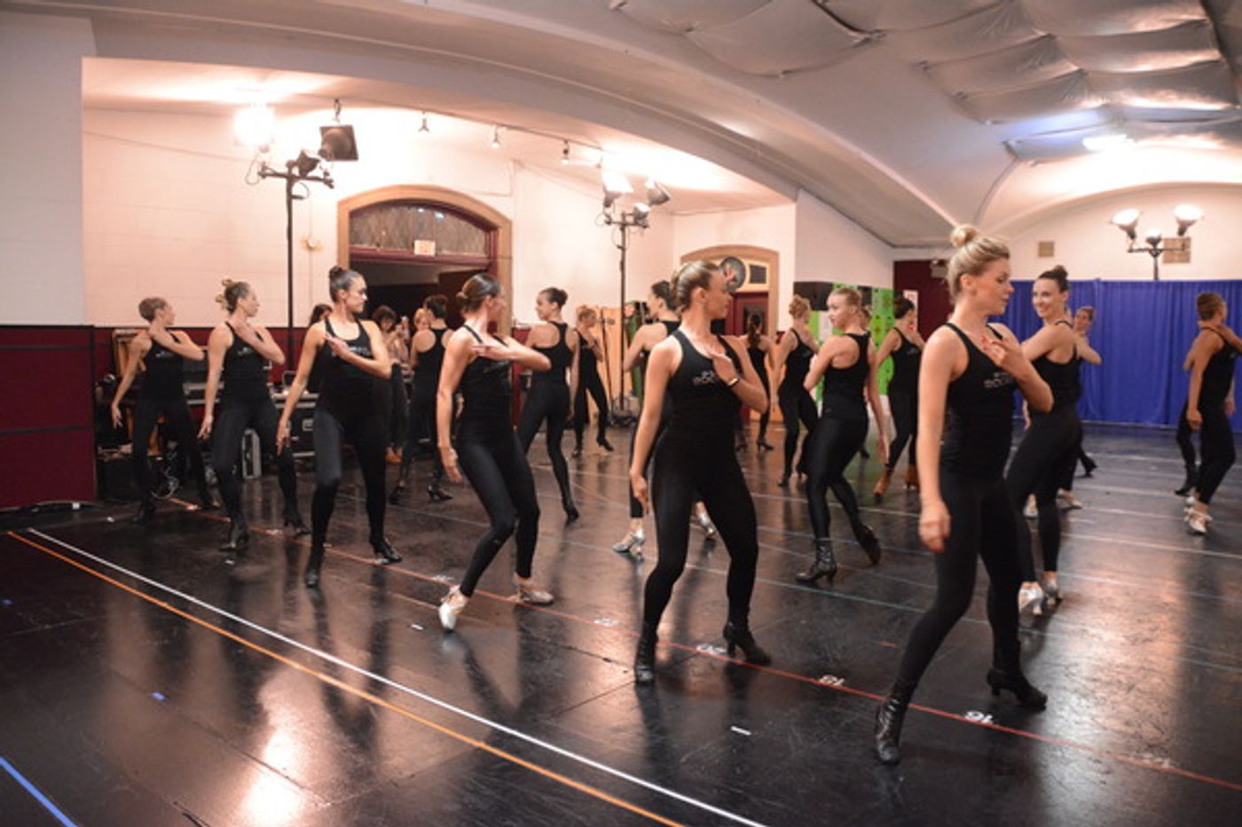 Photo Coverage: The Radio City Rockettes Rehearse Brand New Number for CHRISTMAS SPECTACULAR!  Image