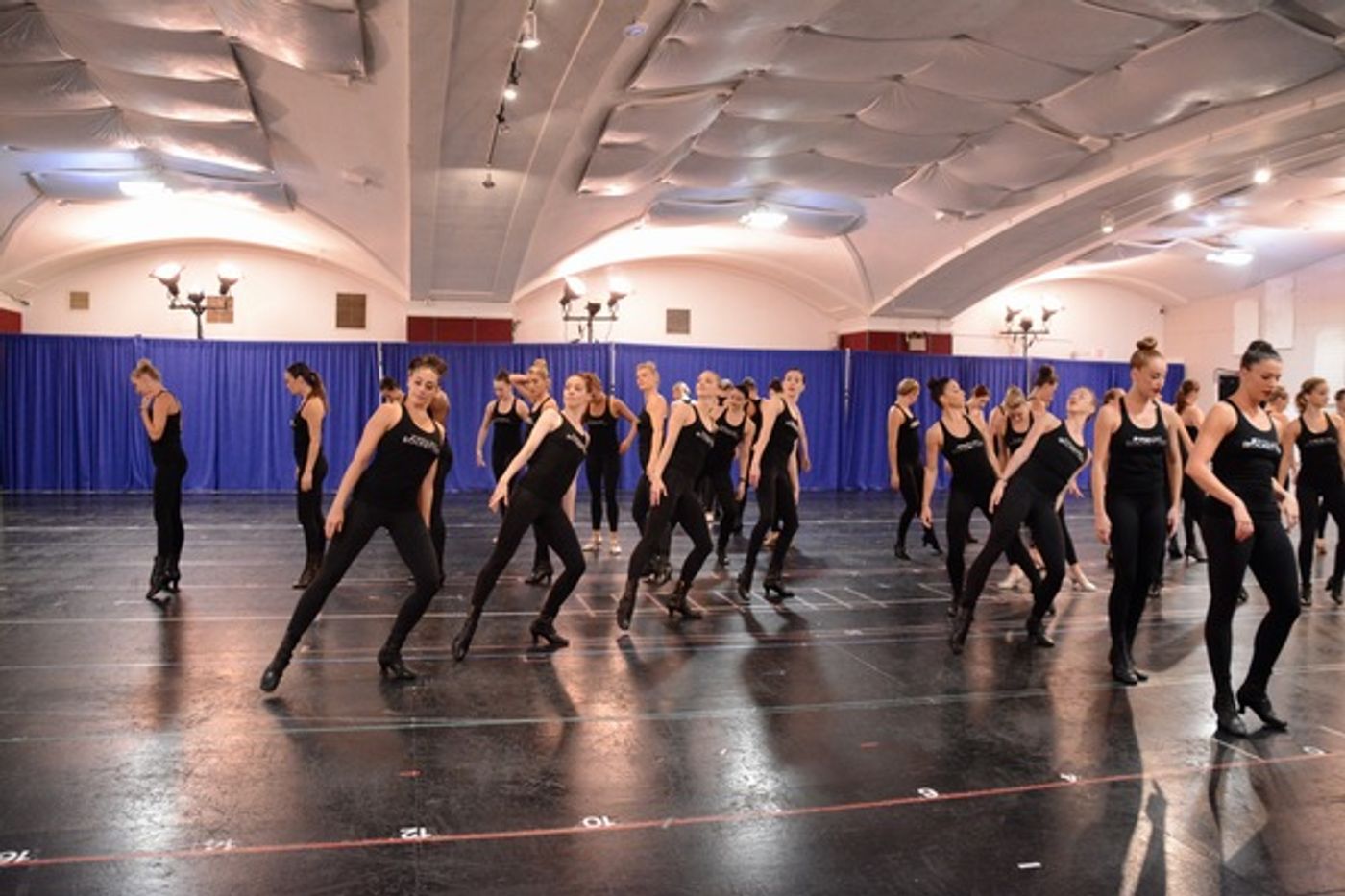 Photo Coverage: The Radio City Rockettes Rehearse Brand New Number for CHRISTMAS SPECTACULAR!  Image