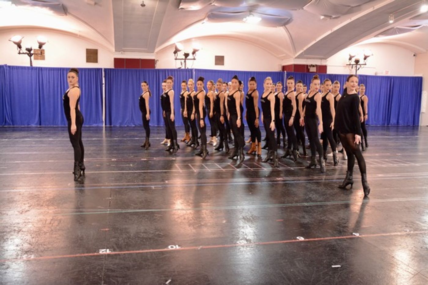 Photo Coverage: The Radio City Rockettes Rehearse Brand New Number for CHRISTMAS SPECTACULAR!  Image