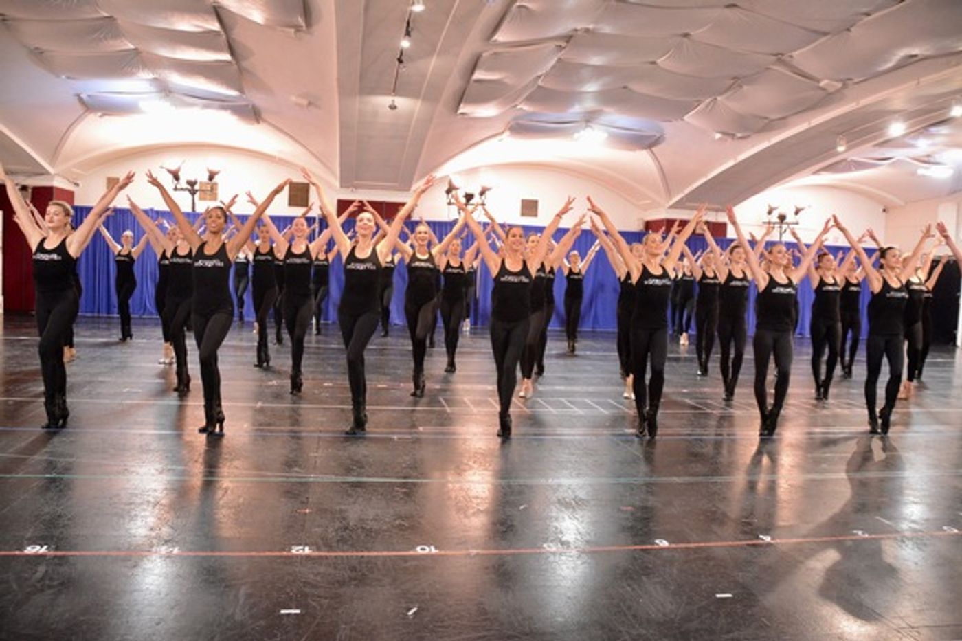 Photo Coverage: The Radio City Rockettes Rehearse Brand New Number for CHRISTMAS SPECTACULAR!  Image