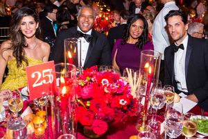 Hope and Robert Smith, Audra McDonald, and Will Swenson Photo