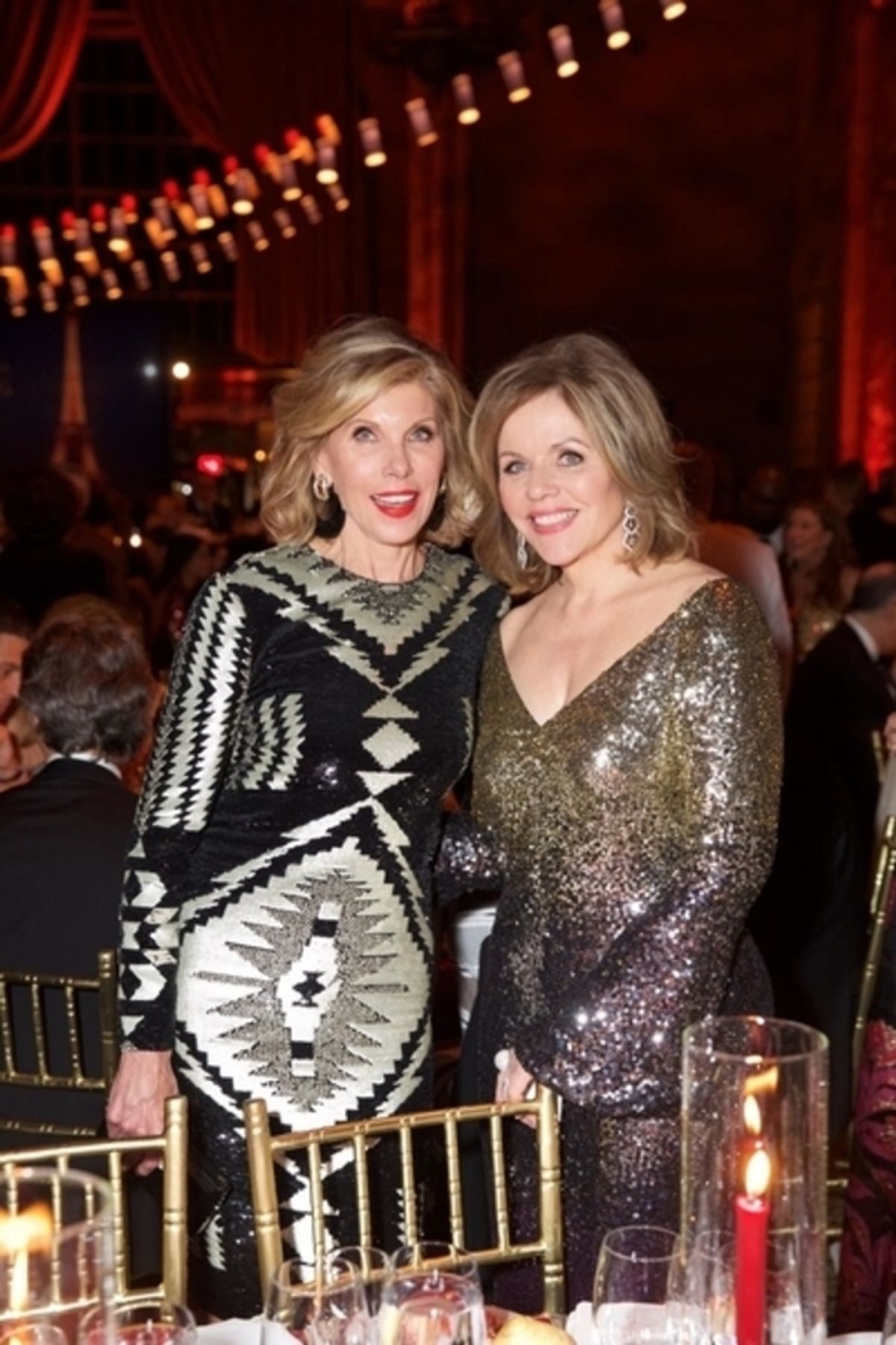 Christine Baranski and RenÃ©e Fleming at 