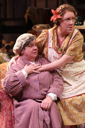Kristine Nielsen and Polly McKie @ BroadwayWorld Kristine Nielsen and Polly McKie Photo