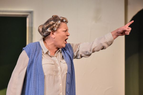 Kerry Joy Stewart as Pat in HERE by Michael Frayn, playing at Greenwich Theatre until Photo