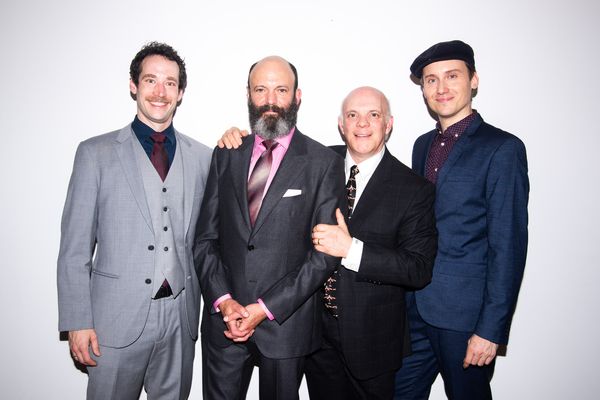 Logan James Hall, Geoffrey Cantor, Eddie Korbich, Carlo Bosticco Photo