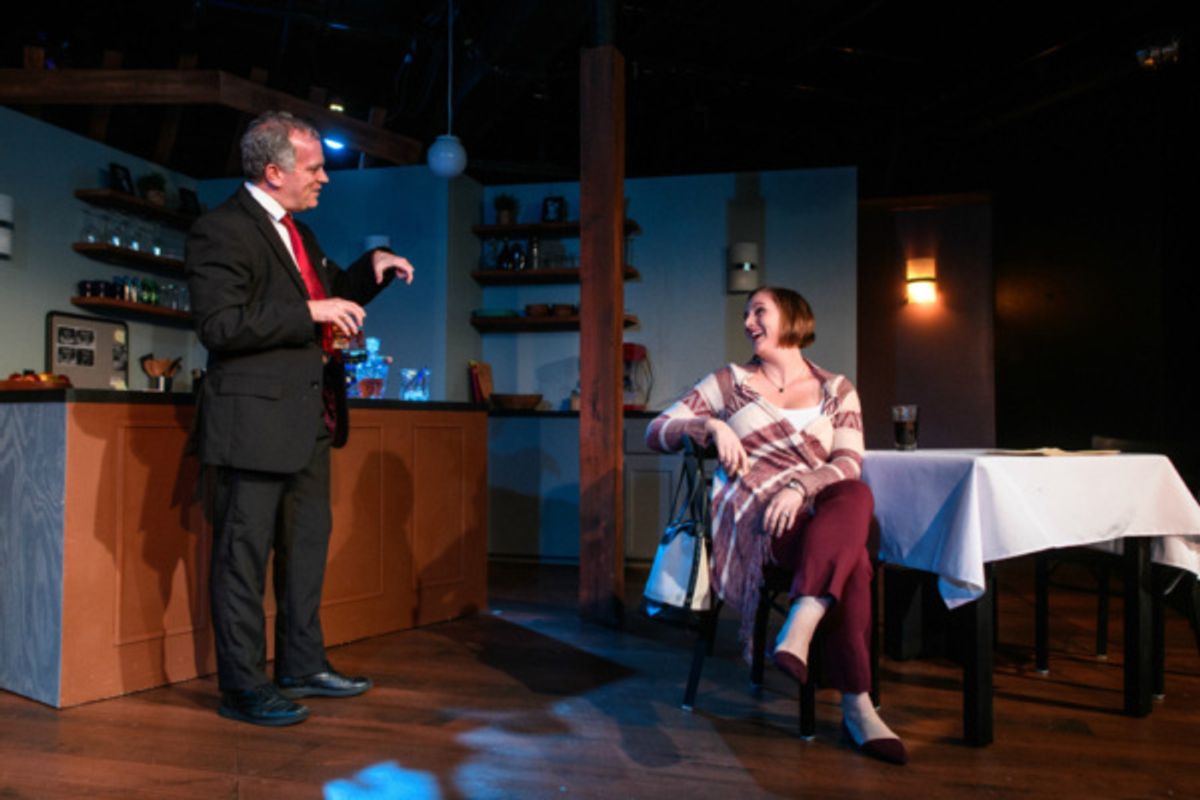 Scott Olson (Nathan) and Alison Plott (Holly)  at 