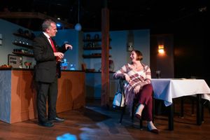 Scott Olson (Nathan) and Alison Plott (Holly) @ BroadwayWorld Scott Olson (Nathan) and Alison Plott (Holly) Photo