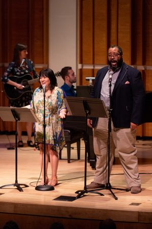 Phoebe Kreutz (guitar), Ann Harada, Andy Collopy (piano), Eddie Cooper @ BroadwayWorld Phoebe Kreutz (guitar), Ann Harada, Andy Collopy (piano), Eddie Cooper Photo