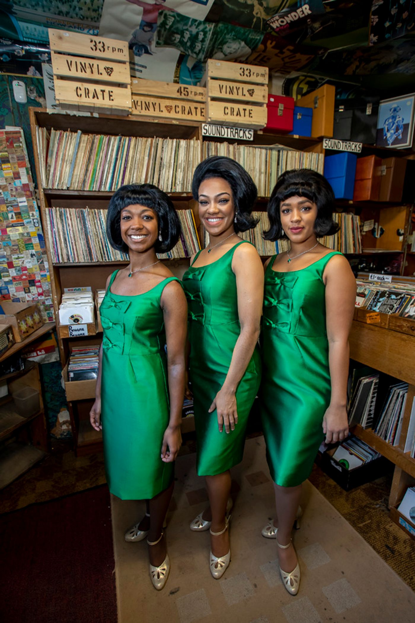 Photo Flash: Diana Ross And The Supremes of MOTOWN Check Out Some Vinyl on National Album Day!  Image