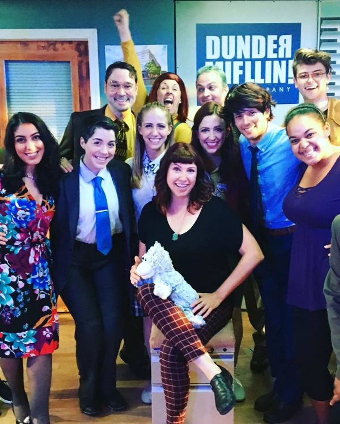 Photo Flash: 'The Office' Hair Supervisor Kim M. Ferry Visits THE OFFICE: A MUSICAL PARODY Photo Flash: 'The Office' Hair Supervisor Kim M. Ferry Visits THE OFFICE: A MUSICAL PARODY Image