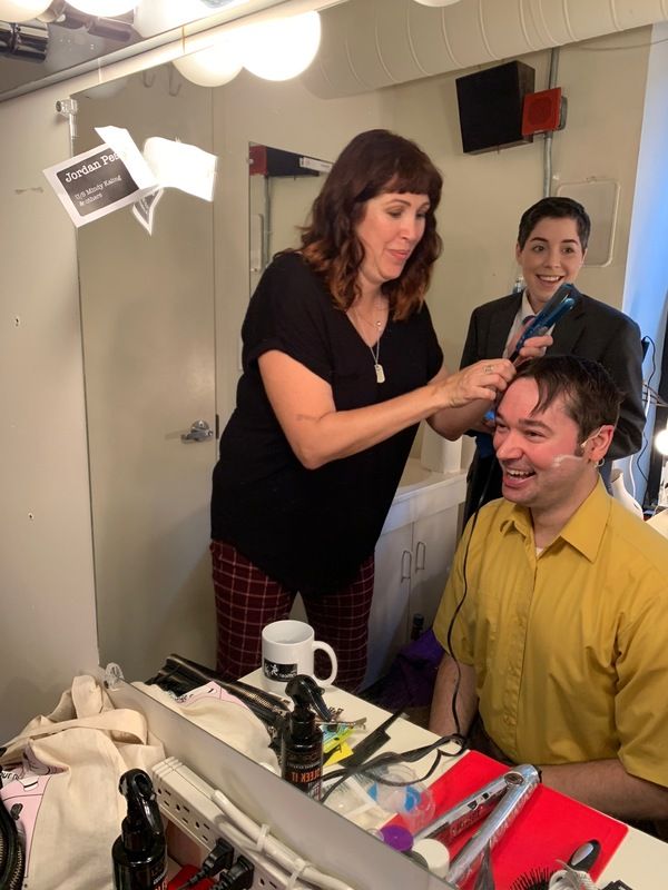 Photo Flash: 'The Office' Hair Supervisor Kim M. Ferry Visits THE OFFICE: A MUSICAL PARODY Photo Flash: 'The Office' Hair Supervisor Kim M. Ferry Visits THE OFFICE: A MUSICAL PARODY Image