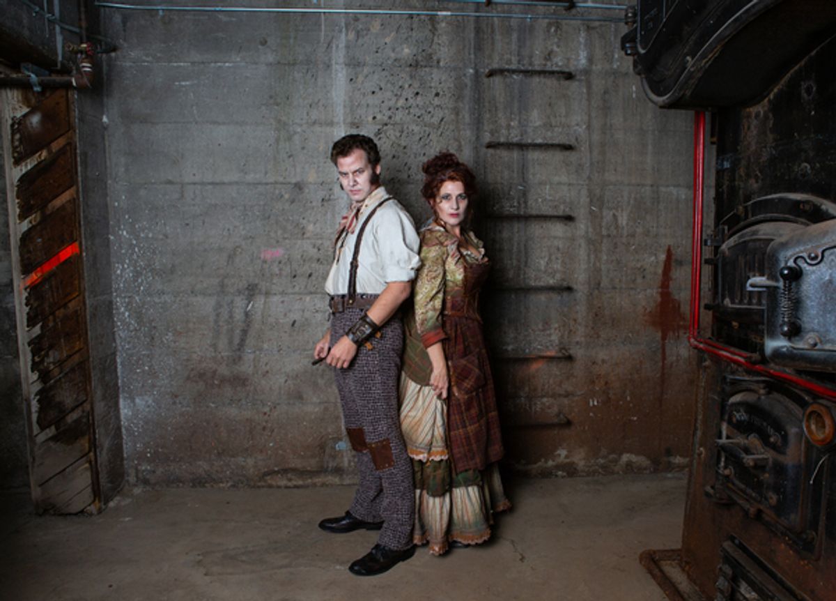 Kevin Earley, Anne Tolpegin at 