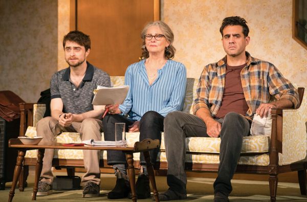 Daniel Radcliffe, Cherry Jones, Bobby Cannavale Photo
