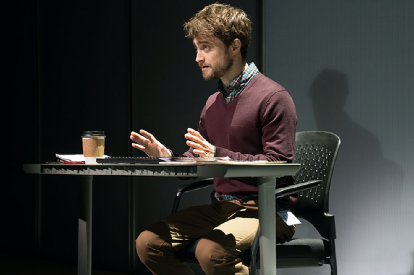 Photo Flash: First Look at Daniel Radcliffe, Bobby Cannavale, and Cherry Jones in THE LIFESPAN OF A FACT  Image
