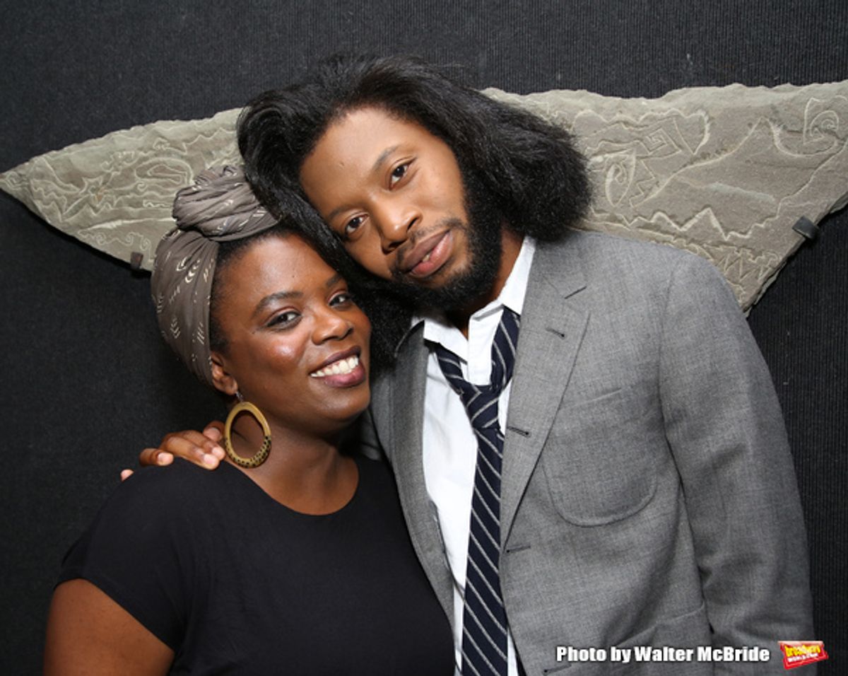 Antoinette Nwandu and  Jeremy O. Harris at 