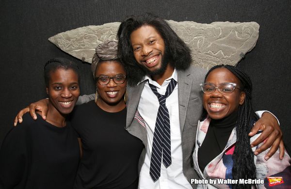 Awoye Timpo, Antoinette Nwandu, Jeremy O. Harris and Ngozi Anyanwu Photo