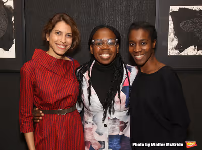 Sarah Stern, Ngozi Anyanwu and Awoye Timpo Photo