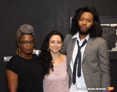 Antoinette Nwandu, Danya Taymor and Jeremy O. Harris   Photo