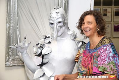 Performance artist and Anita Durst Photo