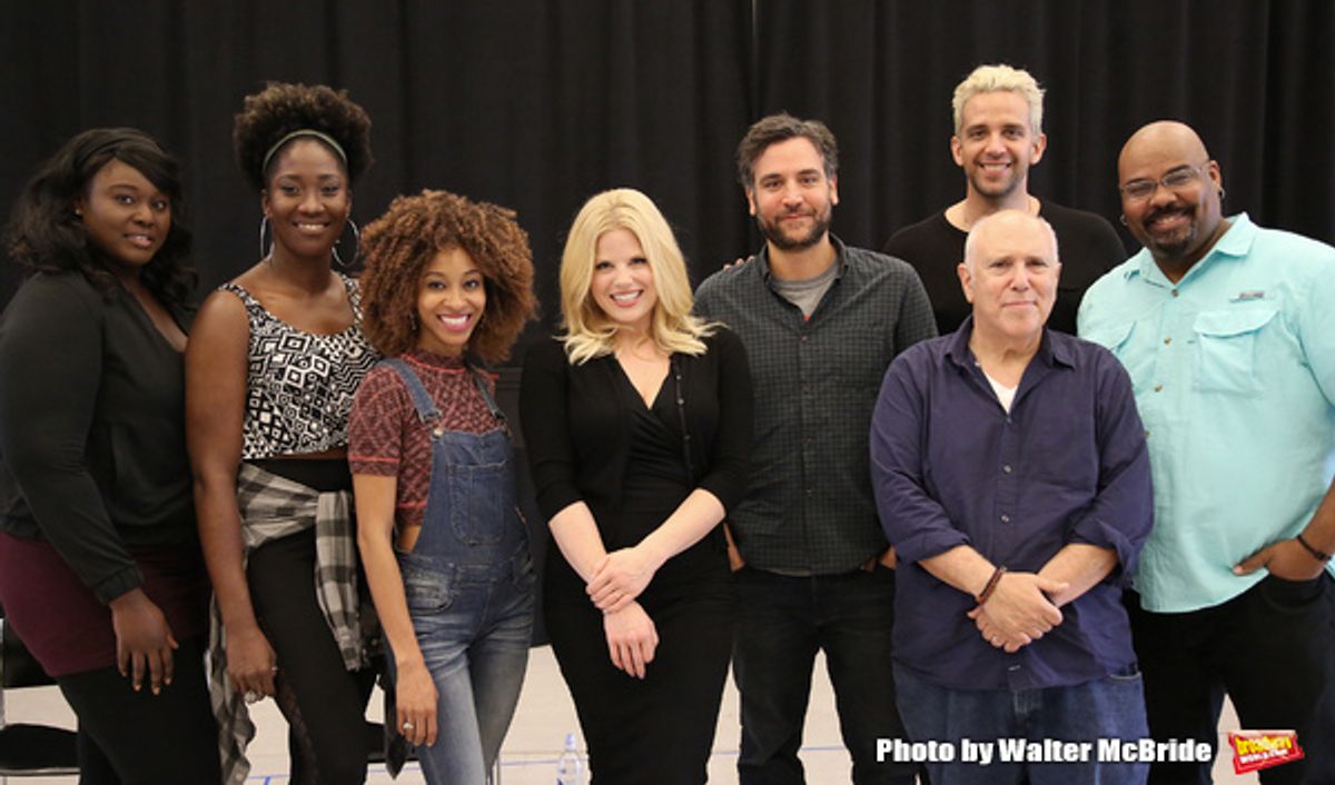 Amma Osei, Amber Iman, Allison Semmes, Megan Hilty, Josh Radnor, Lee Wilkof, Nick Cordero and James Monroe Iglehart at 