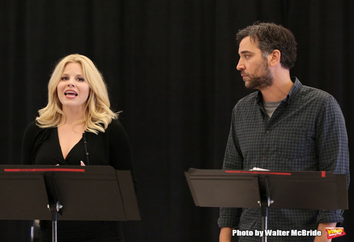 Photo Coverage: In Rehearsal With Megan Hilty, Josh Radnor, and the Cast of The Kennedy Center's LITTLE SHOP OF HORRORS  Image
