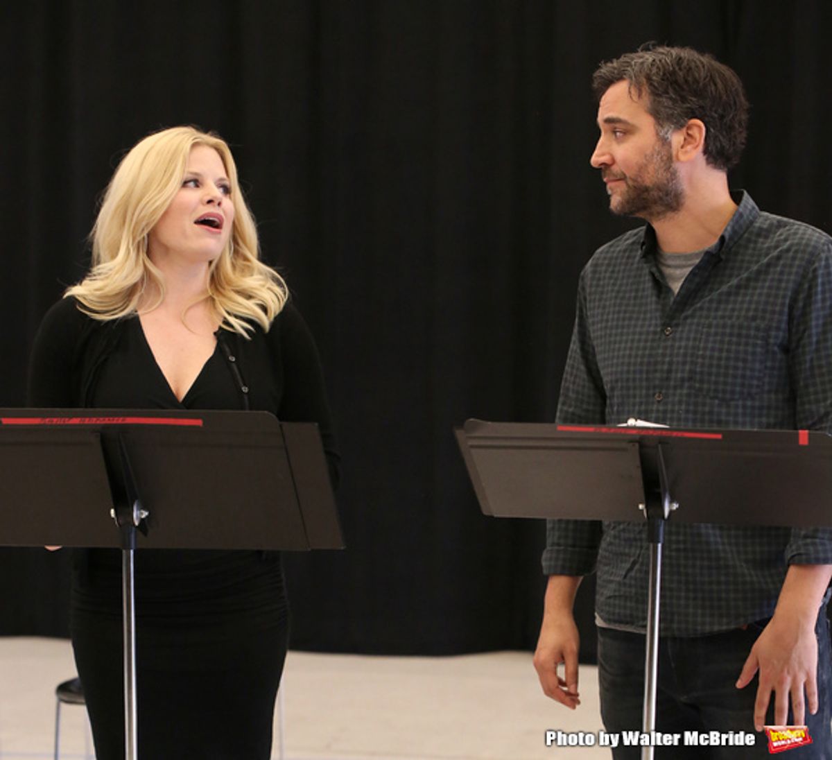 Megan Hilty and Josh Radnor at 