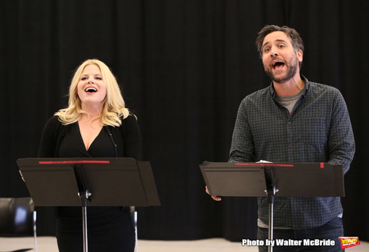 Megan Hilty and Josh Radnor at 