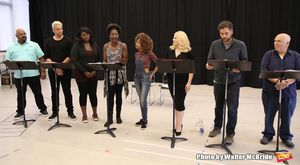 James Monroe Iglehart, Nick Cordero, Amma Osei, Amber Iman, Allison Semmes, Megan Hil Photo